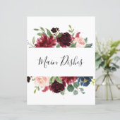 Burgundy Navy Blush Vrijgezellenfeest Recipe Divid (Staand voorkant)