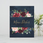 Burgundy Navy Blush Vrijgezellenfeest Recipe Divid (Staand voorkant)