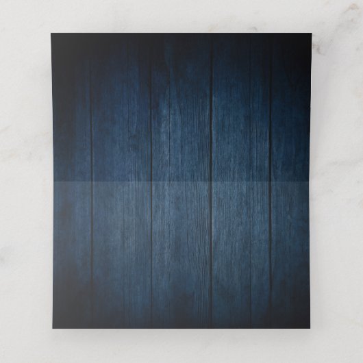 Burgundy Navy Floral String Light mason jar Plaatskaartje (Binnenkant ongevouwen)