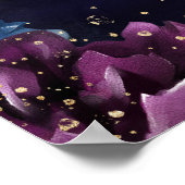 Burgundy Navy Welkom bij ons huwelijk II 18x24 inc Poster (Hoek)