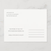 BURGUNDY PAARS PINK GREEN FLORAL BEWAREN DE DATUM AANKONDIGINGSKAART (Achterkant)