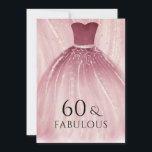Burgundy Paarse Zeemeermin Dress 60th Birthday Par Kaart<br><div class="desc">Burgundy Paarse Mermaid Dress 60th Birthday Party Invitation Bekijk verschillende kleurvariaties in het collectie hieronder of in onze winkel. Met vriendelijke groet</div>