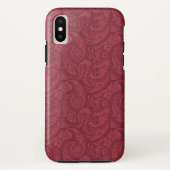 Burgundy Paisley Case-Mate iPhone Case (Achterkant)