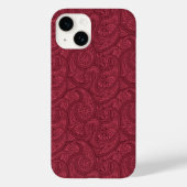 Burgundy Paisley Case-Mate iPhone Case (Achterkant)