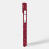 Burgundy Paisley Case-Mate iPhone Case (Achterkant / Links)