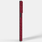 Burgundy Paisley Case-Mate iPhone Case (Achterkant / Rechts)