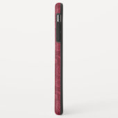 Burgundy Paisley Case-Mate iPhone Case (Achterkant/links)