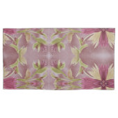 Burgundy patterde designer kussensloop (Voorkant)