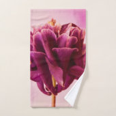 Burgundy Pink Columbine Bad Handdoek (Handdoek)