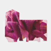 Burgundy Pink Columbine Bedankdoosjes (Uitgevouwen)