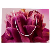 Burgundy Pink Columbine Groot Cadeauzakje (Achterkant)