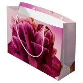 Burgundy Pink Columbine Groot Cadeauzakje (Achterkant Gekanteld)