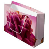 Burgundy Pink Columbine Groot Cadeauzakje (Voorkant Gekanteld)