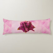 Burgundy Pink Columbine Lichaamskussen (Voorkant)