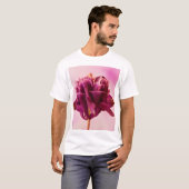 Burgundy Pink Columbine T-shirt (Voorkant volledig)