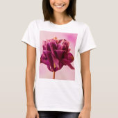 Burgundy Pink Columbine T-shirt (Voorkant)