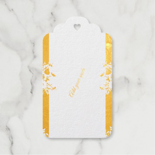 Burgundy Pink Elegant Wedding Cadeaulabels (Voorkant)