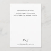 Burgundy & Pink Floral - Kaart 8B (Achterkant)