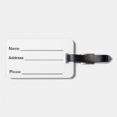 BURGUNDY PINK MET ROWS OF GOLDEN CELTIC KNOPS BAGAGELABEL (Achterkant horizontaal)