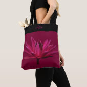 Burgundy Pink Water Lily All-Over-Print Tas (Dichtbij)