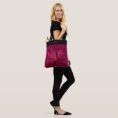 Burgundy Pink Water Lily All-Over-Print Tas (Op model)