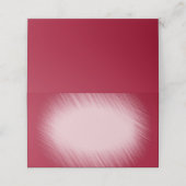 Burgundy Place Card Plaatskaartje (Buitenkant ongevouwen)
