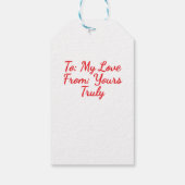 Burgundy Poinsettia & Gold Snowflake Dark Feminine Cadeaulabel (Achterkant)