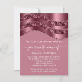 Burgundy QR Code Roos Weddenschap Bridal Pinky (Voorkant)