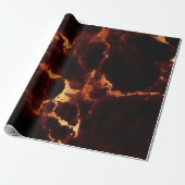 Burgundy Red Abstract Gold Black VIP Marmer Stone Cadeaupapier (Uitgerold)