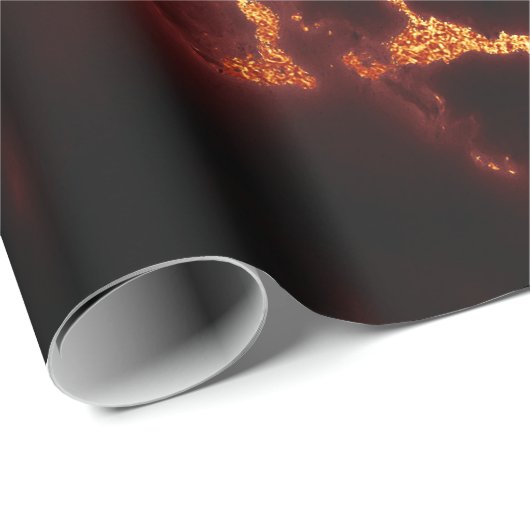 Burgundy Red Abstract Gold Black VIP Marmer Stone Cadeaupapier (Rol Hoek)