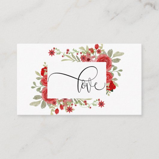 Burgundy Red Blush Gold Geometric Greenery Wedding Informatiekaartje (Voorkant)