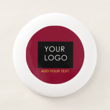 Burgundy Red Business Voeg je Logo toe