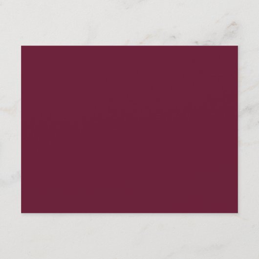 Burgundy Red Elegant Weddenschap Information Informatiekaartje (Achterkant)