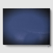 Burgundy Red en Navy Blue Floral Wedding Gastenboek (Achterkant)