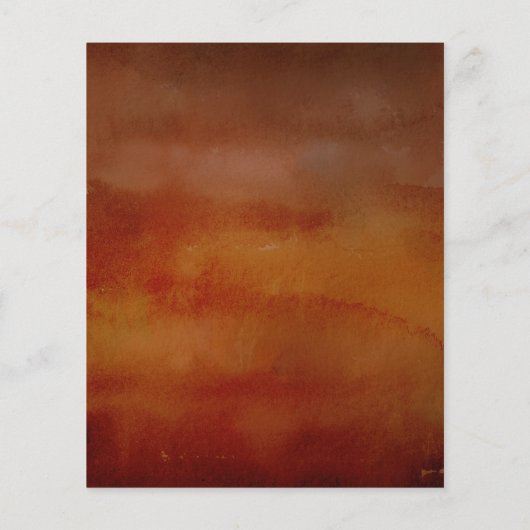 Burgundy Red en Oranje Floral Date Night Idees (Achterkant)