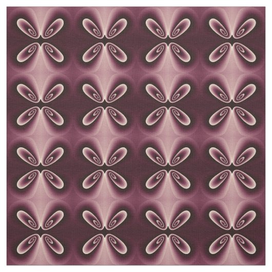 Burgundy Red Floral Petal Digital Pattern Stof (Swatch)