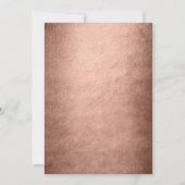 Burgundy Red Floral Roos Gold Script Weduwschap Kaart (Achterkant)