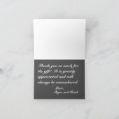 Burgundy Red Gray Floral Weddenschap Hartelijk dan Kaart (Binnen)