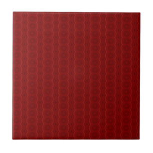 Burgundy Red Minimalist Striped Pattern Tegeltje