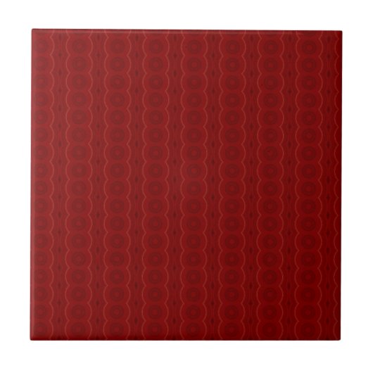Burgundy Red Minimalist Striped Pattern Tegeltje (Voorkant)