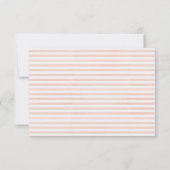 Burgundy Red Navy Floral Geometric Reception Kaart (Achterkant)