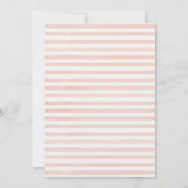 Burgundy Red Navy Floral Geometric Vrijgezellenfee Kaart (Achterkant)