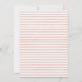 Burgundy Red Navy Floral moderne geometrische brui Kaart (Achterkant)