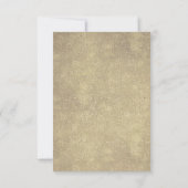 Burgundy Red Navy Floral Rustic Boho Reception Kaart (Achterkant)