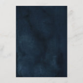 Burgundy Red Navy Floral Rustic Wedding Details En Informatiekaartje (Achterkant)