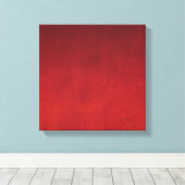 Burgundy Red Oranje, Abstract Canvas Afdruk (Insitu (Houten vloer))
