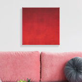 Burgundy Red Oranje, Abstract Canvas Afdruk (Insitu (Woonkamer))