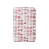 Burgundy Red Pink podots matrix Badmat (Voorkant Verticaal)