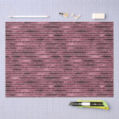 Burgundy Red Pink Rose Gold Glitter Stripes Tissuepapier (Craft)