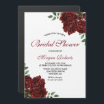 Burgundy Red Roses Romantic Vrijgezellenfeest Magnetische Uitnodiging<br><div class="desc">Burgundy Red Roses Romantic Vrijgezellenfeest Magnetic Invitation Zie bijbehorend collectie in Niche en Nest Store</div>
